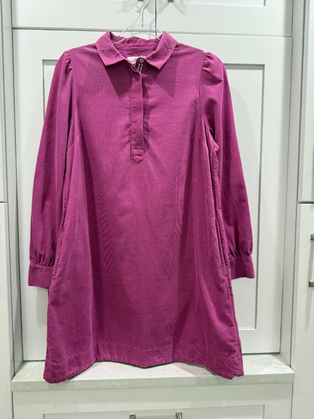 Vineyard Vines Corduroy Dress – Pink – Size Small